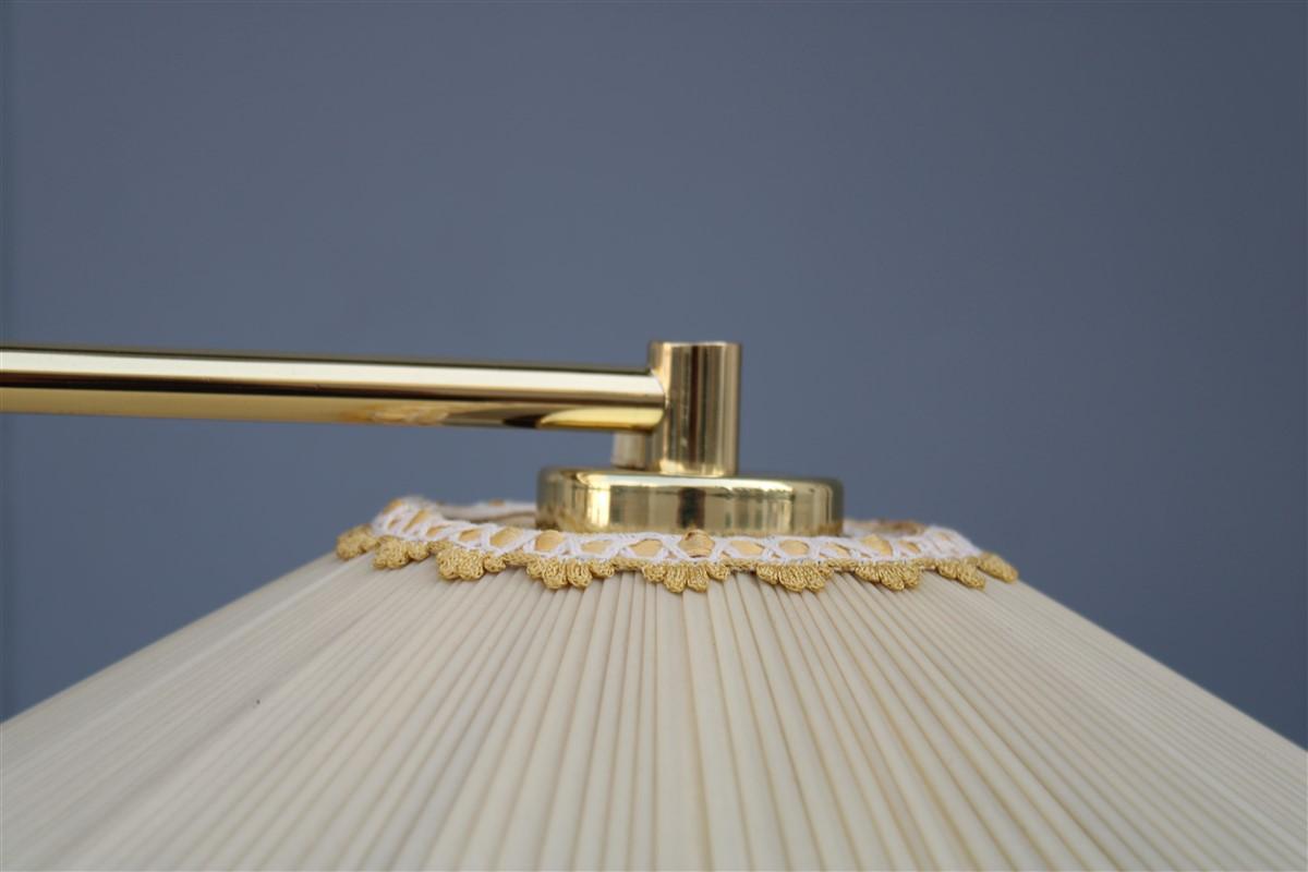 Italian Mid-century Floor lamp Brass parts extensible For Sale 5