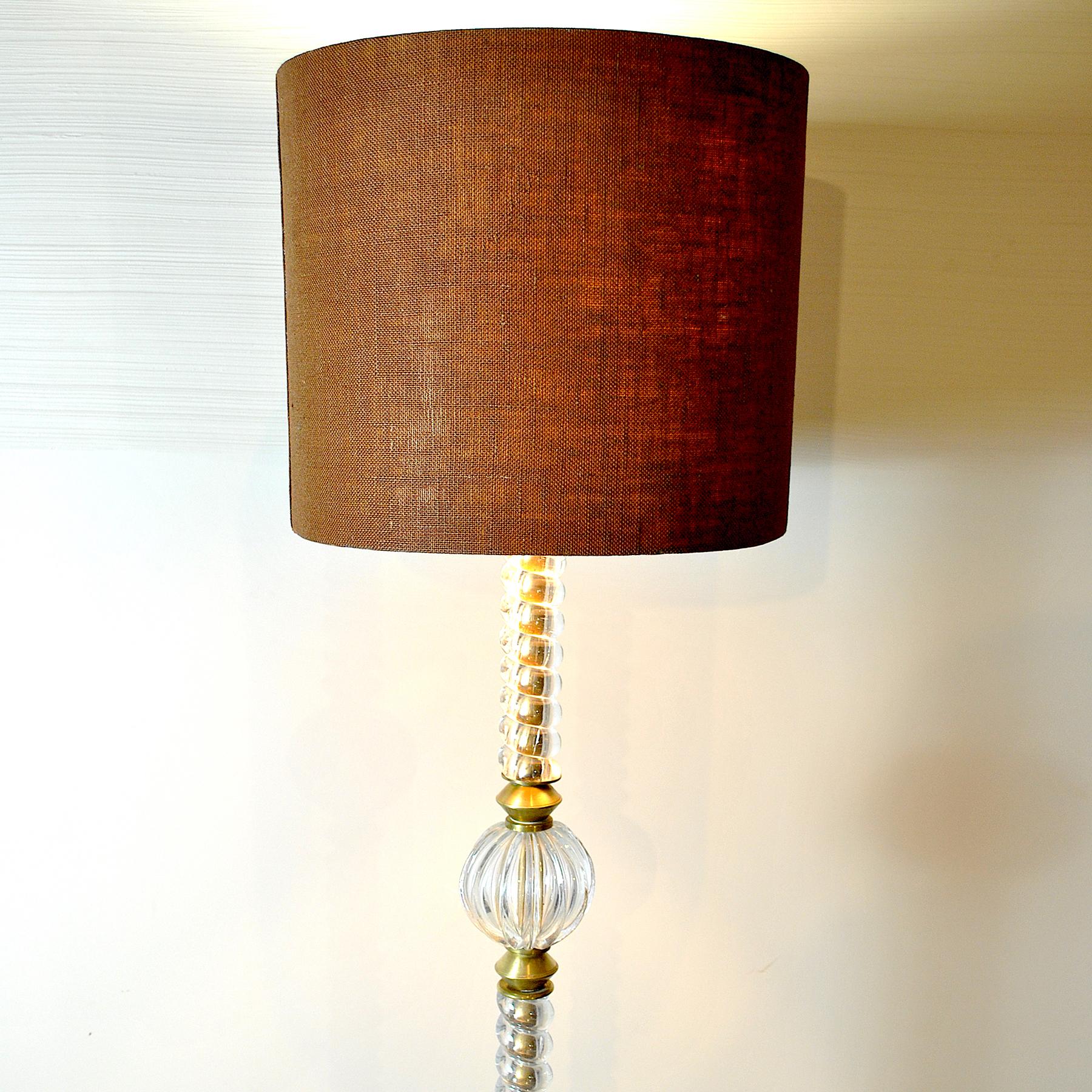 Italian Midcentury Floor Lamp by Barovier & Toso For Sale 7
