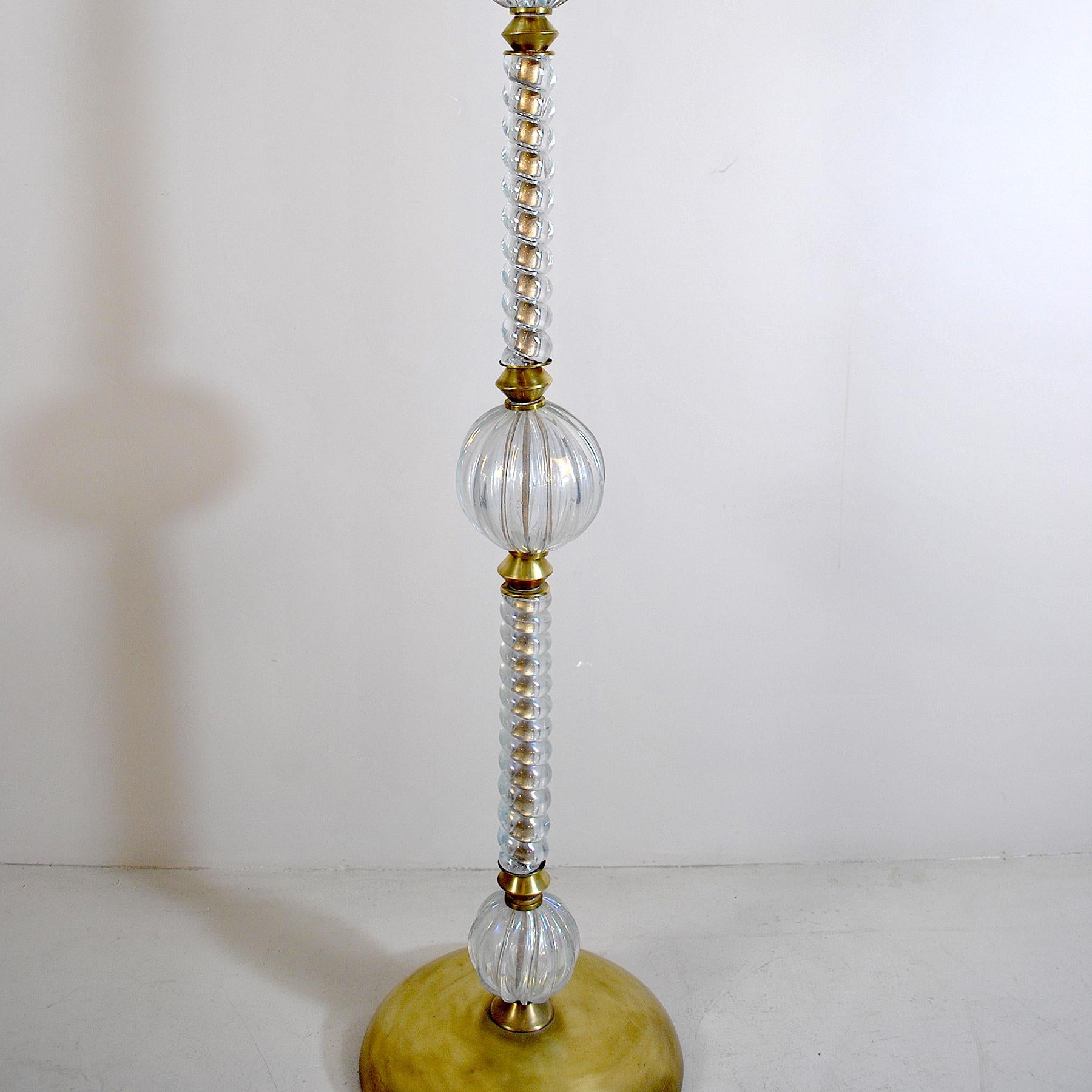 Mid-Century Modern Italian Midcentury Floor Lamp by Barovier & Toso For Sale