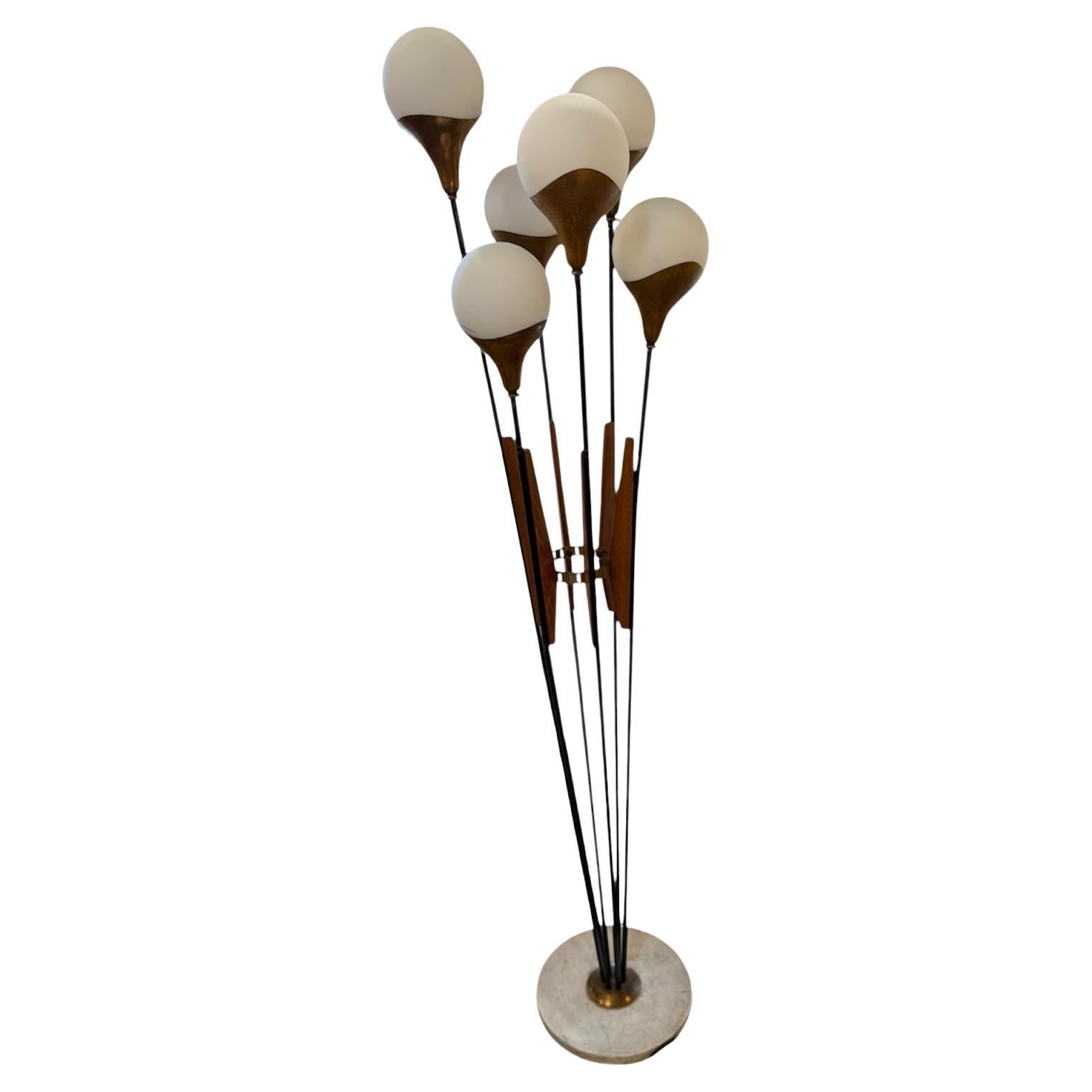 Italian Mid-Century Floor Lamp by Stilnovo