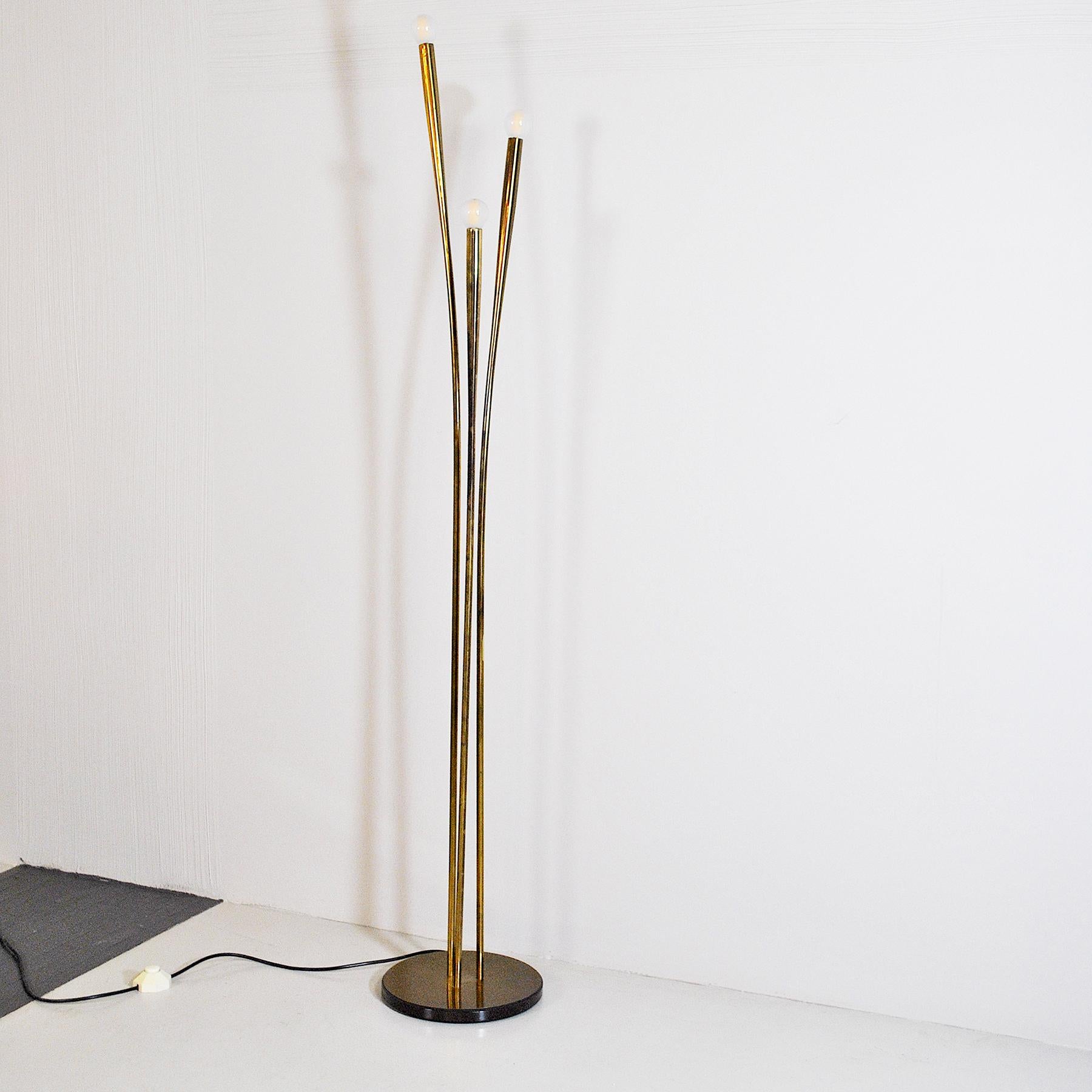 Mid-20th Century Italian Midcentury Floor Lamp in Brass from 1950s