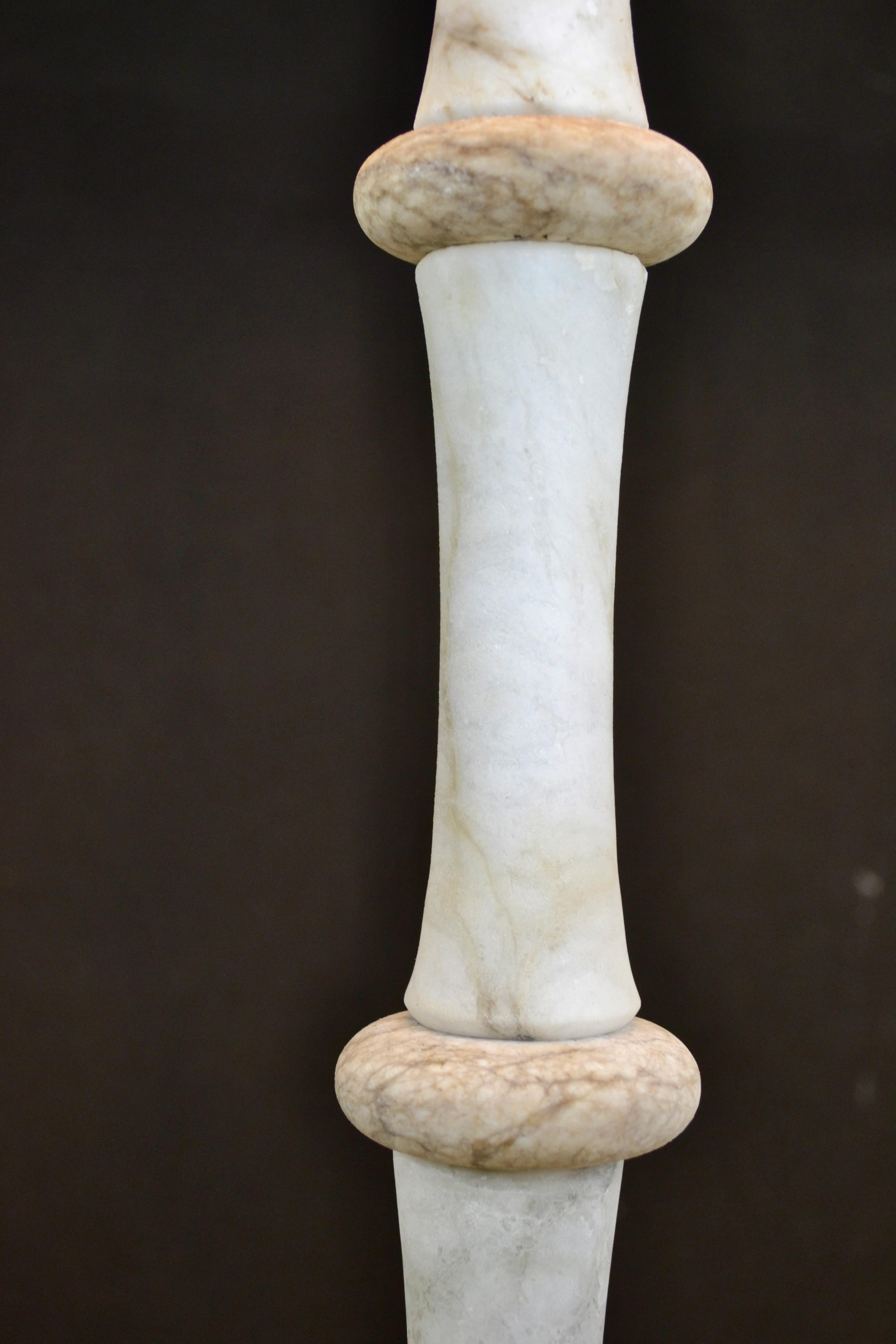 Mid-Century Modern Italian mid century Floor Lamp in Marble - 1960s For Sale