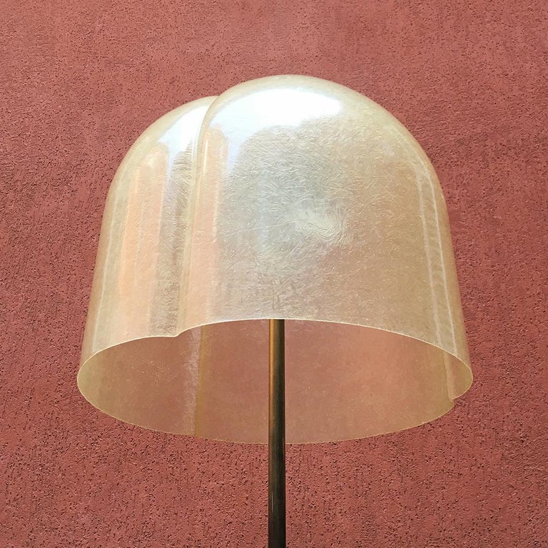 Mid-20th Century Italian Midcentury Floor Lamp Mushroom by S.Gregorietti for Valenti, 1960s For Sale