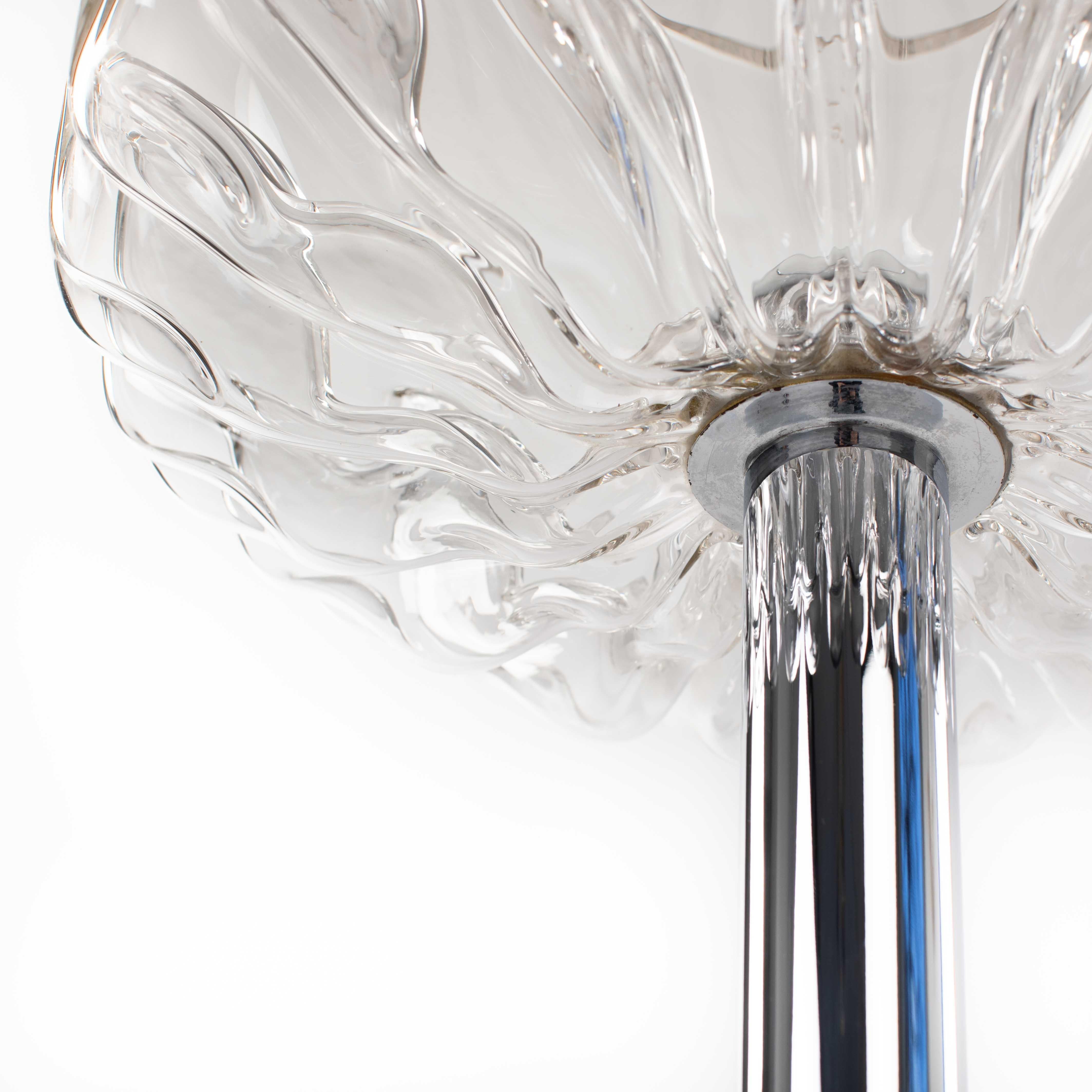 Lampada da terra italiana di metà secolo 