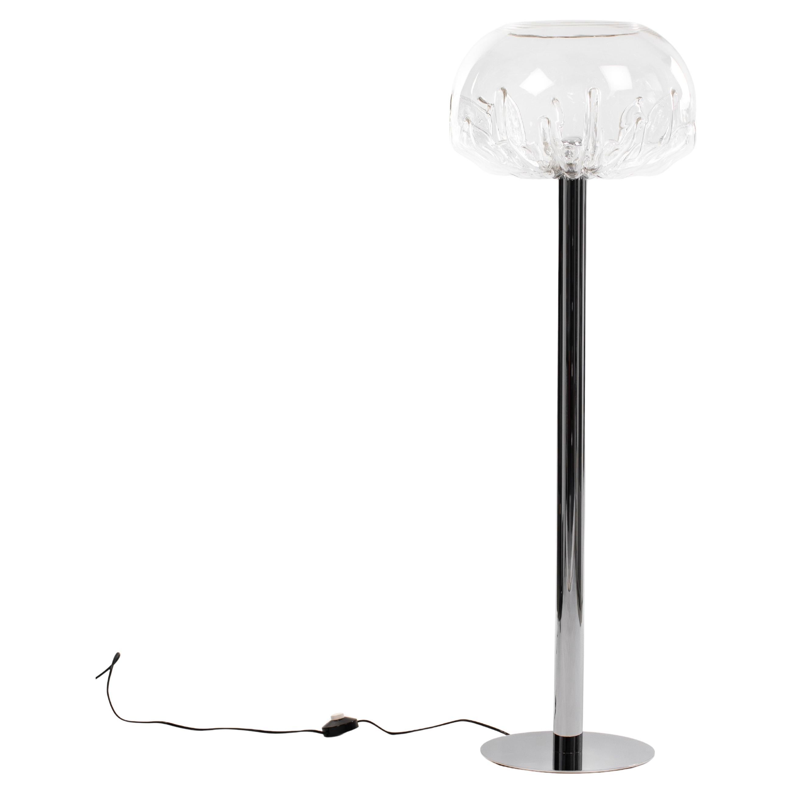 Italian Mid-Century Floor Lamp "Zinia" by Toni Zuccheri for VeArt, 1970s