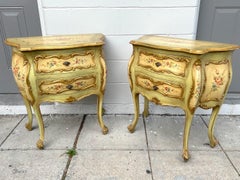 Italian Mid-Century Florentine Chests, a Pair