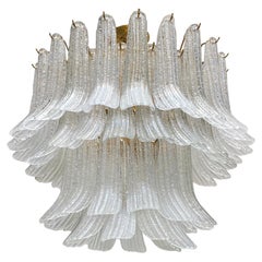 Italian Mid Century Glass Light Fixture