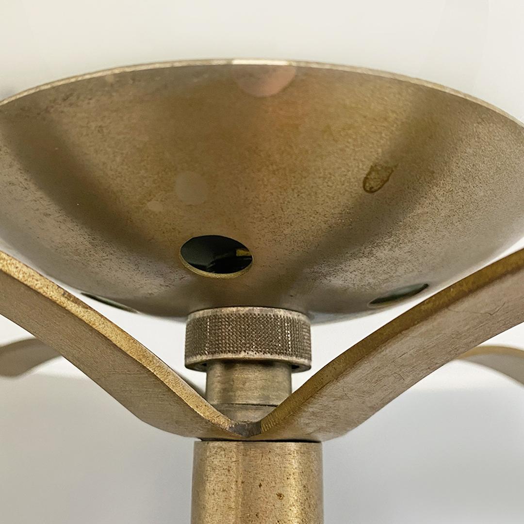 Lampe de table italienne Erse en métal et verre du milieu du siècle dernier par Magistretti pour Artemide 1960 2