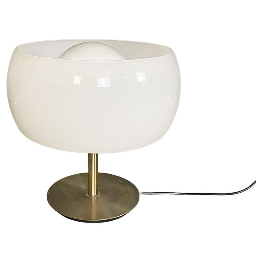 Lampe de table italienne Erse en métal et verre du milieu du siècle dernier par Magistretti pour Artemide 1960
