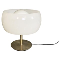 Italian Midcentury Glass Metal Erse Table Lamp by Magistretti for Artemide 1960