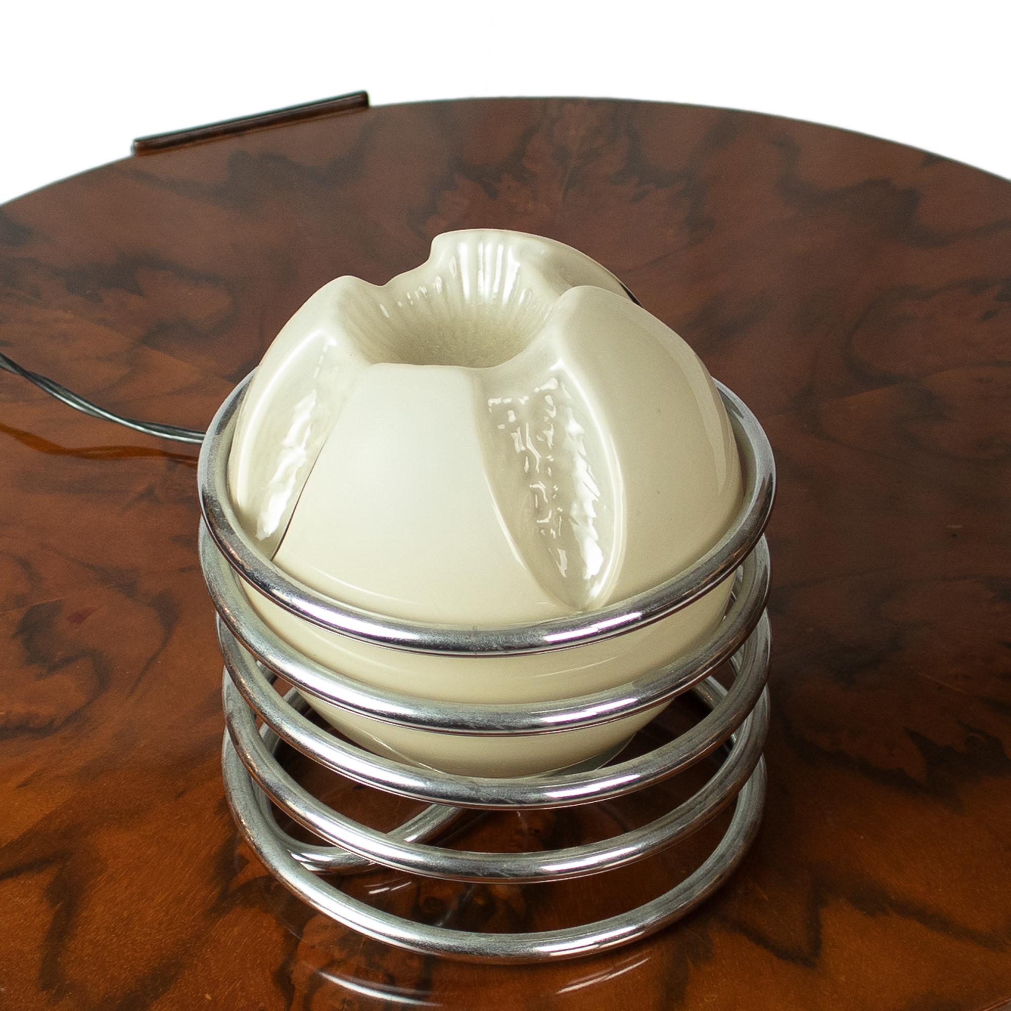 Lampe de table en verre italienne du milieu du siècle, 20e siècle Bon état - En vente à Lisbon, PT