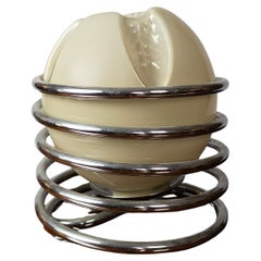 Italian Mid century Glass Table Lamp, 20th Century