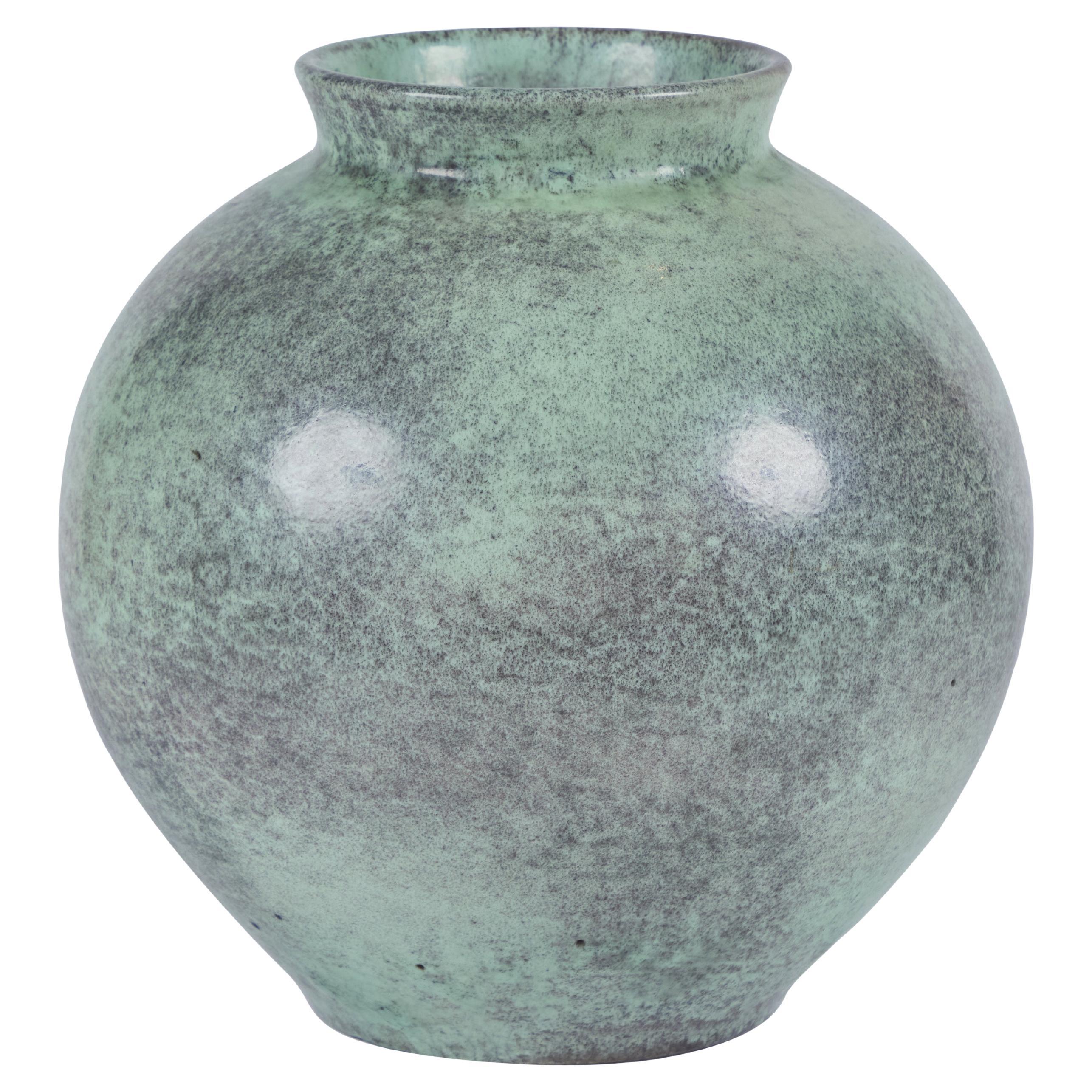Italian Mid-Century Glazed Pottery Vase