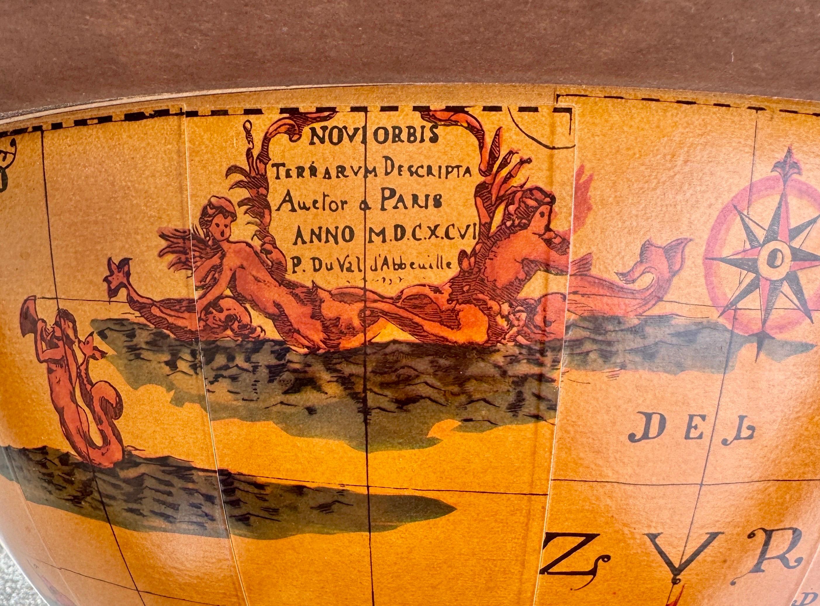 Italienischer Globus Zodiac Barwagen aus der Jahrhundertmitte 6