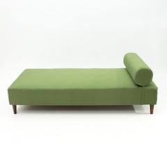 Italian Midcentury Green Day Bed, 1950s