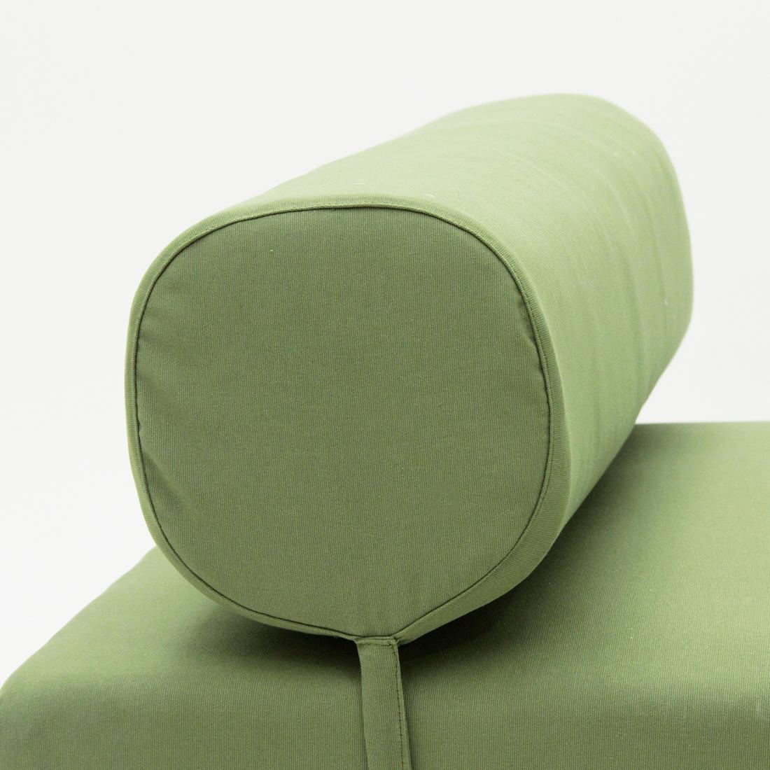 Fabric Italian Midcentury Green Day Bed, 1950s
