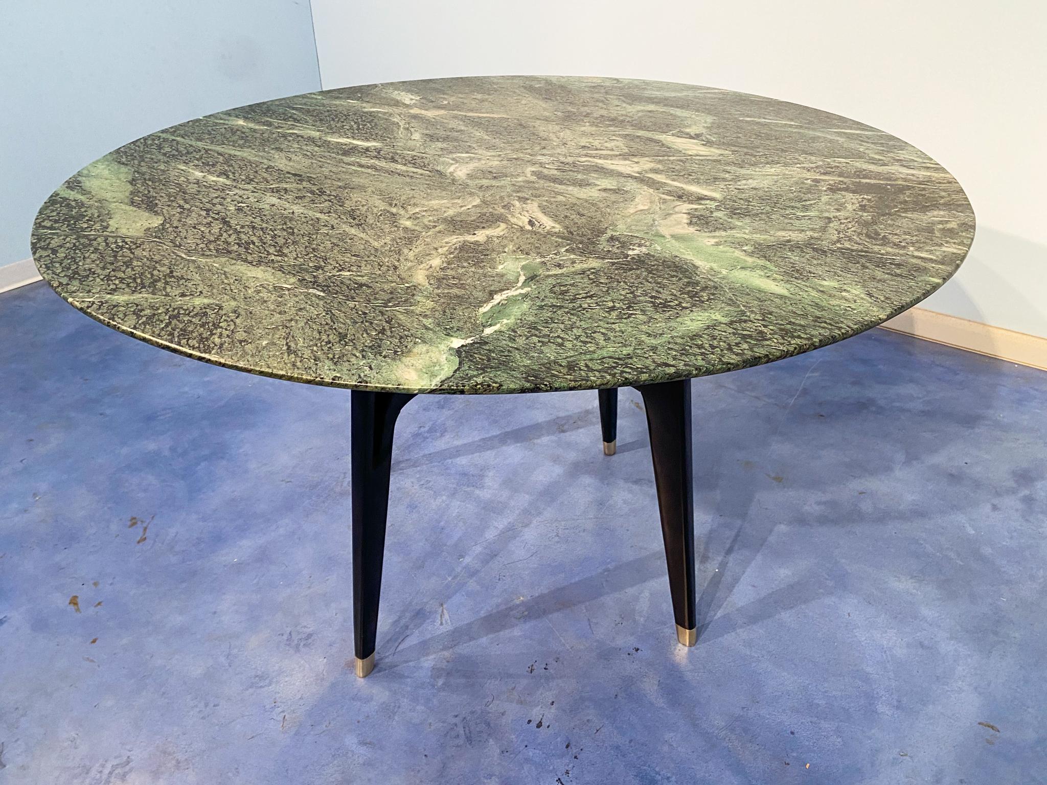 Italian Mid-Century  Marble Round Support or Center Table, by  Dassi 1950s 3