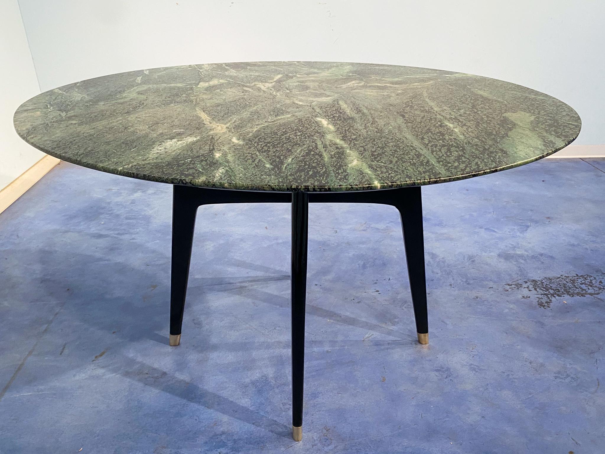 Italian Mid-Century  Marble Round Support or Center Table, by  Dassi 1950s 6