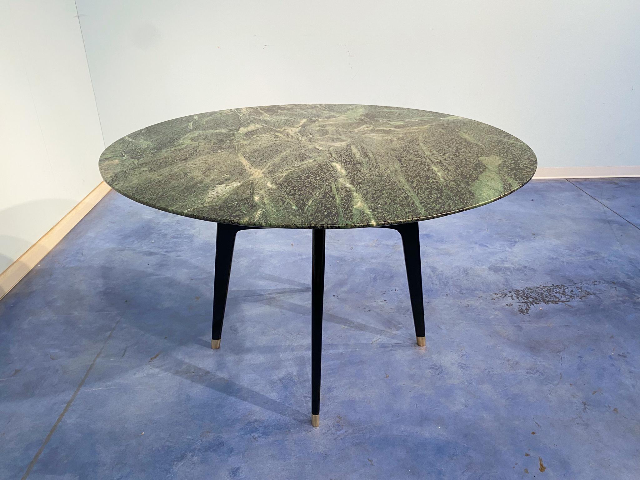 Mid-Century Modern Italian Mid-Century  Marble Round Support or Center Table, by  Dassi 1950s