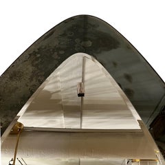 Italian Mid Century Grey Mirror