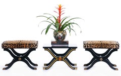 Italian Midcentury Hand Painted Tiger Planter