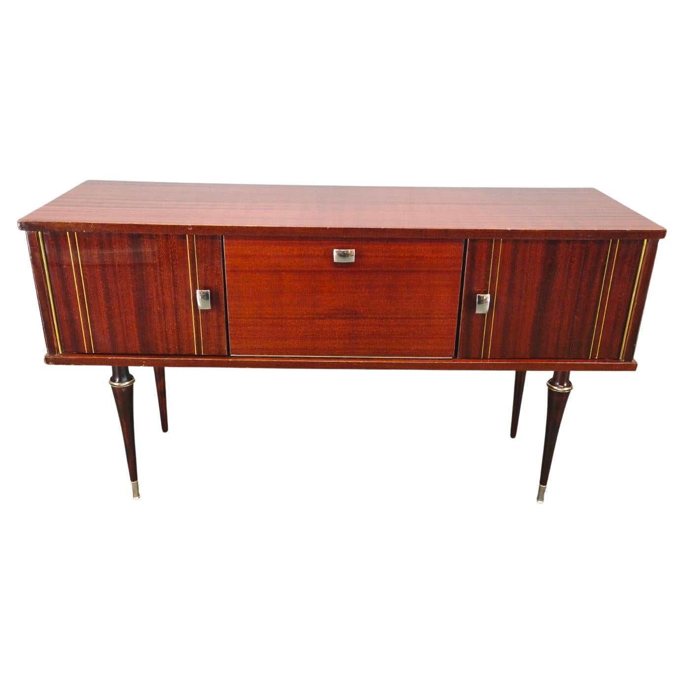 Italian Mid Century High Gloss Sideboard, 1950s