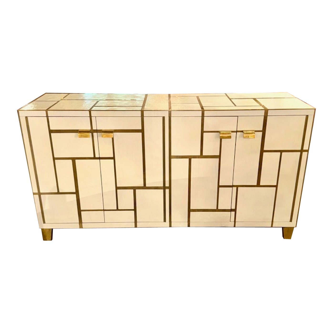 Italian Mid-Century Inlaid Cabinet