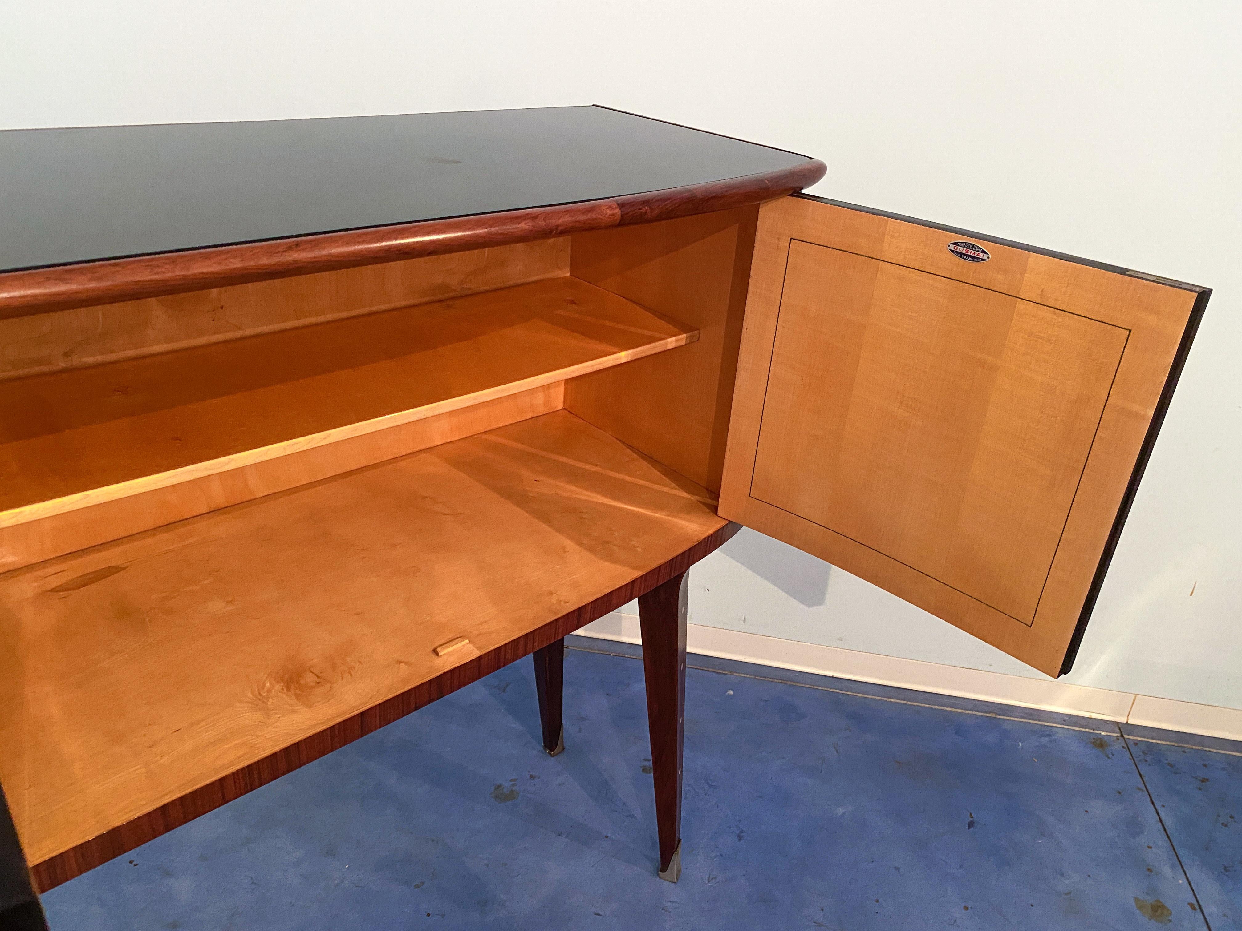 Italian Midcentury Inlaid Maple Sideboard by Andrea Gusmai, 1950s For Sale 2