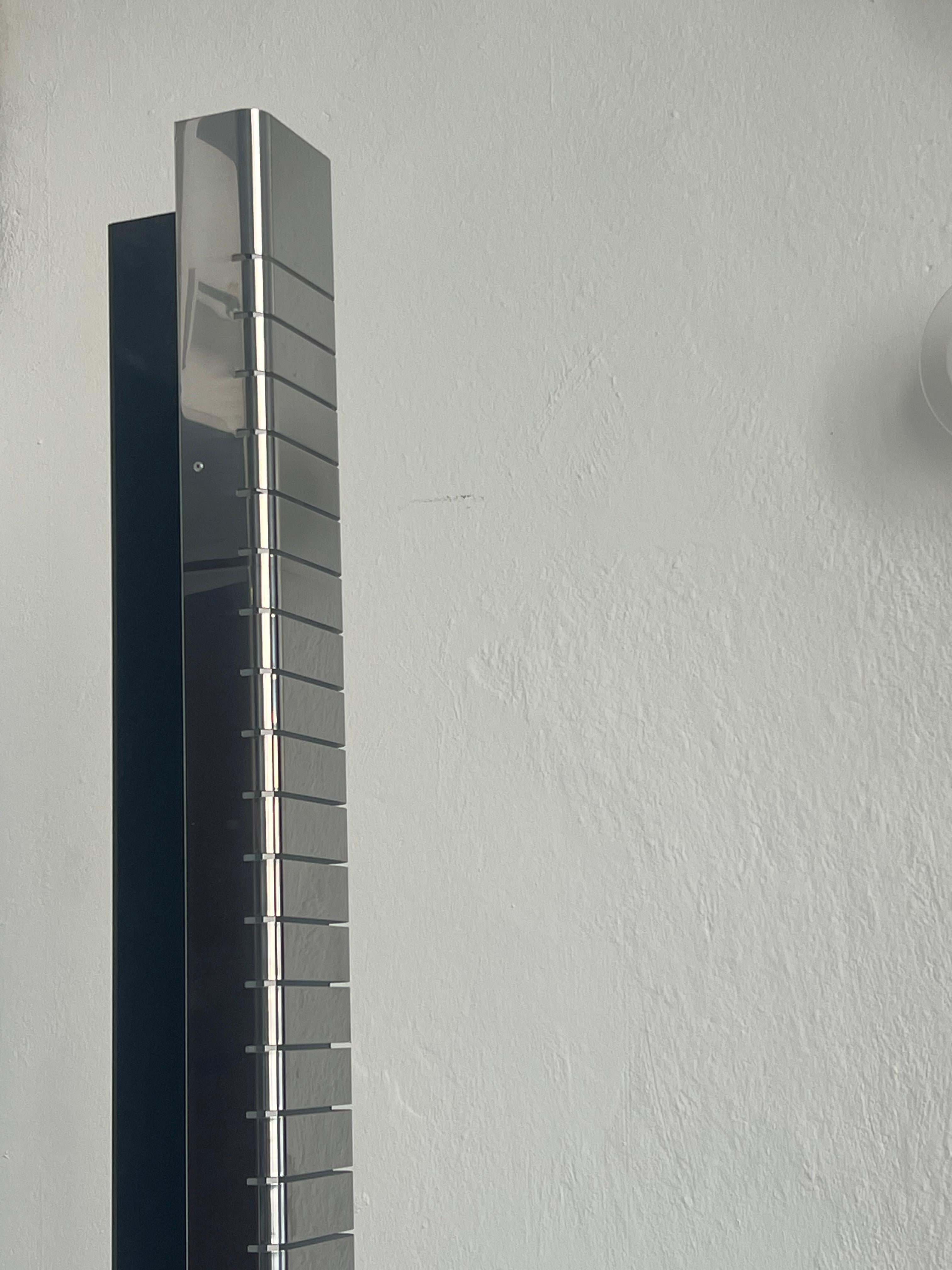 Italian Mid-Century Lamperti Floor Lamp, Sculpted in Chrome, 1960s For Sale 3