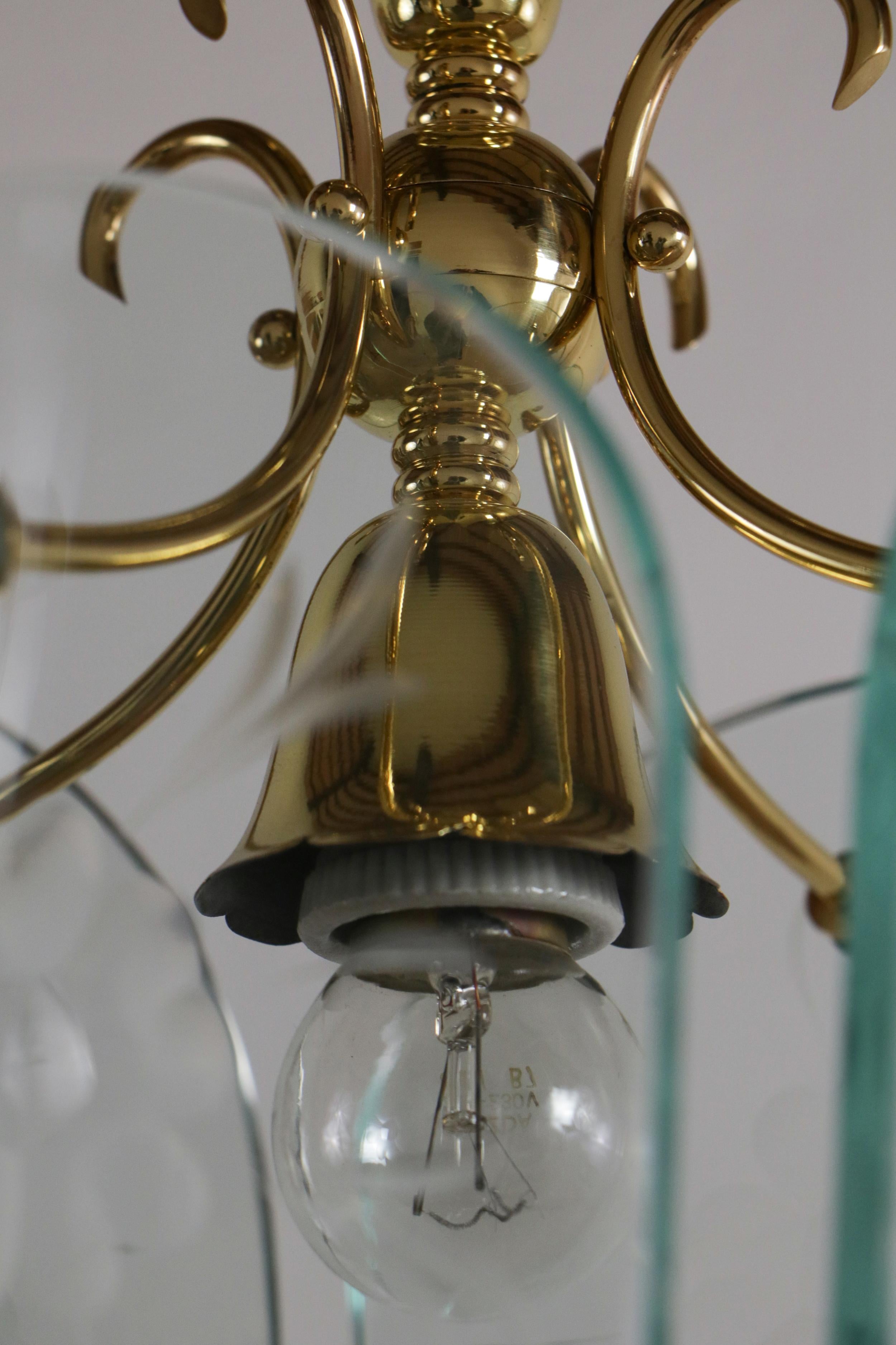 Italian Mid Century Lantern or Pendant Lamp by Pietro Chiesa for Fontana Arte For Sale 5