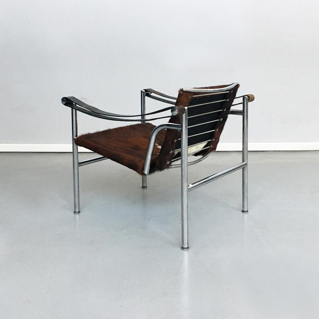 Italian Midcentury LC1 Armchair by Le Corbusier for Cassina, 1929 2