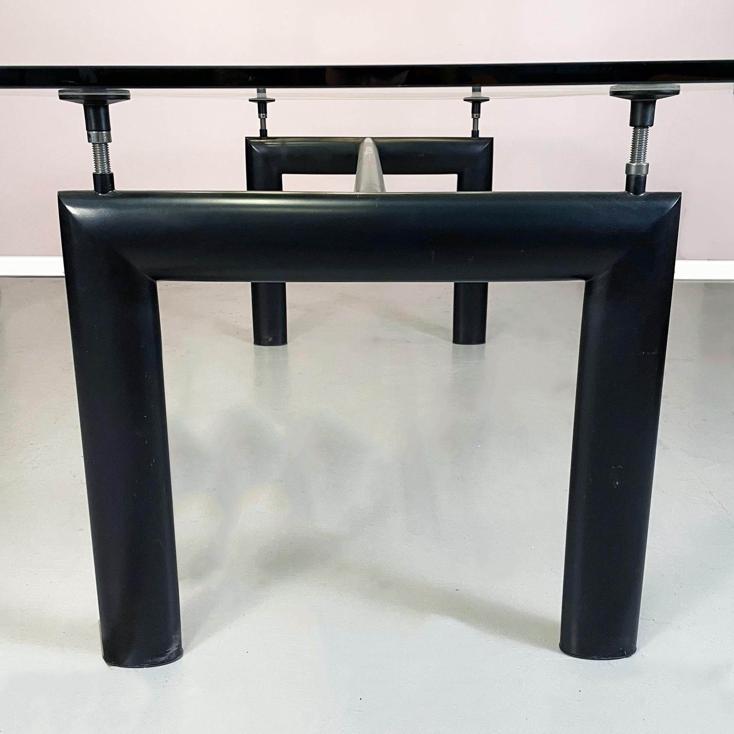 Italian Mid-Century LC6 Table Le Corbusier, Jeanneret, Perriand Cassina, 1980s 6