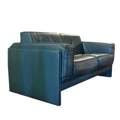 Italian Midcentury Leather Sofa