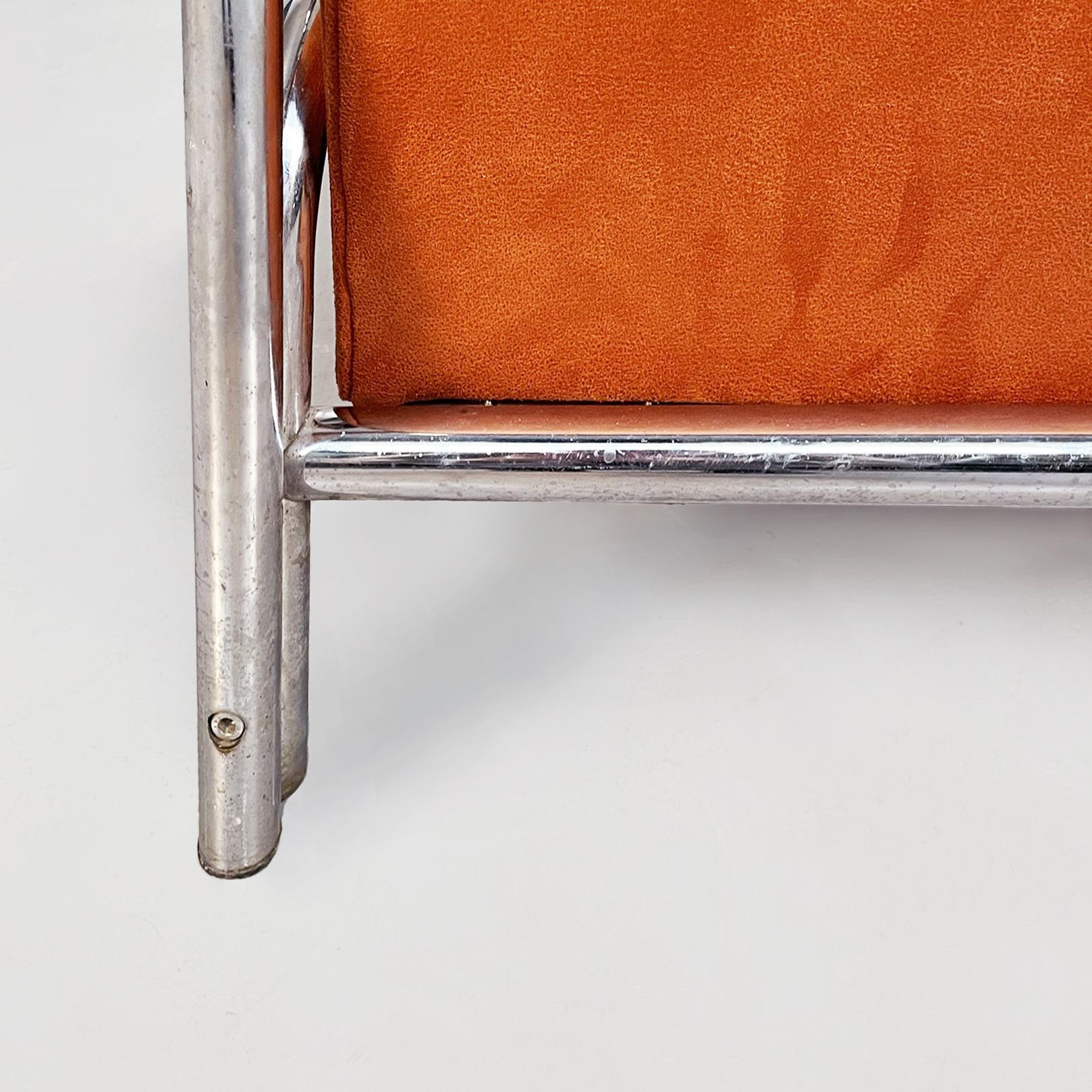 Italian Mid-Century Leather Stringa Armchair by Gae Aulenti for Poltronova, 1965 10