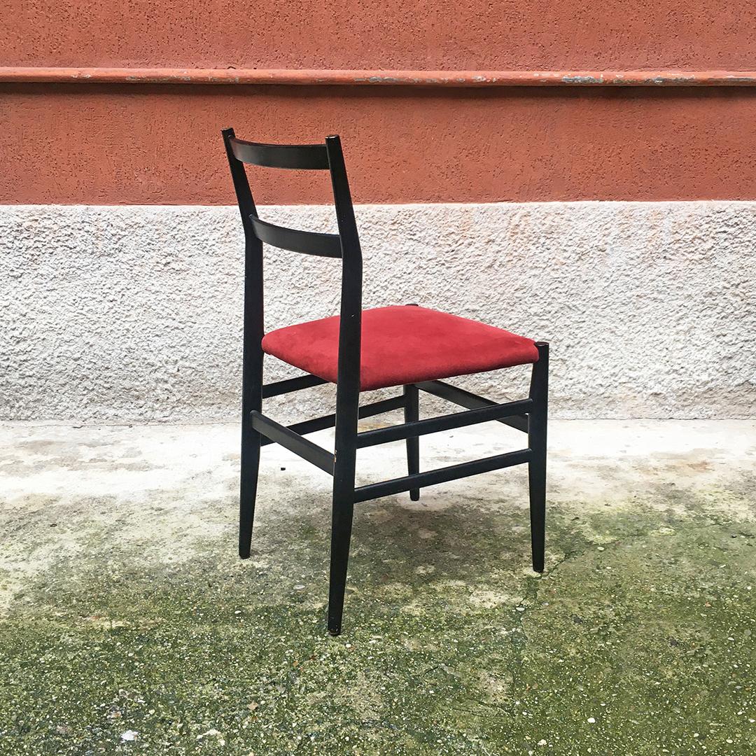 Italian Midcentury Leggera Chairs by Gio Ponti for Cassina, 1951 2