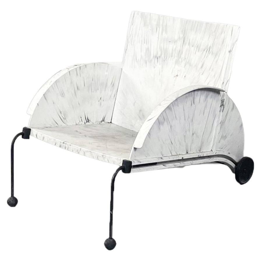 Italian Mid-Century Lounge Chair 4841 by Anna Castelli Ferrieri for Kartell, 80s