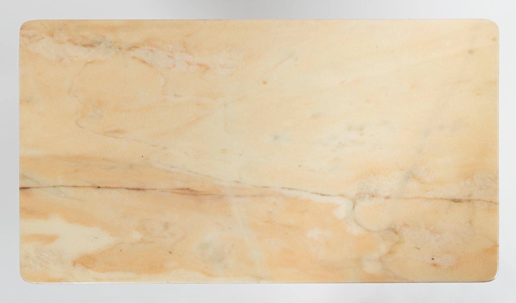 Mesa baja italiana de latón de mediados de siglo de Cesare Lacca Italiano en venta