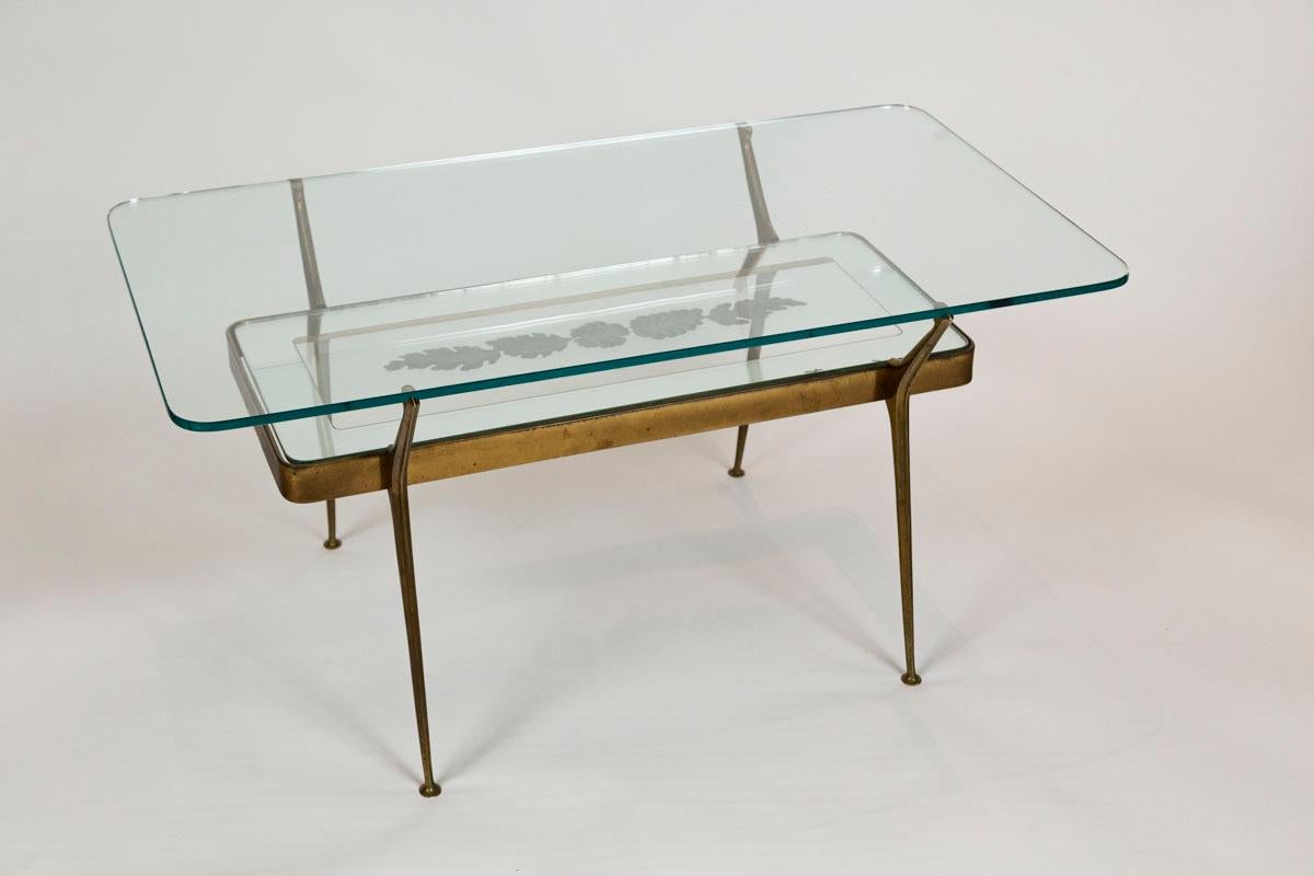 Mid-Century Modern Italian Mid Century Low Table By Lacca