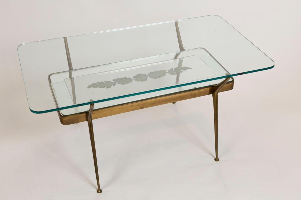 Italian Mid Century Low Table By Lacca In Good Condition In Westport, CT