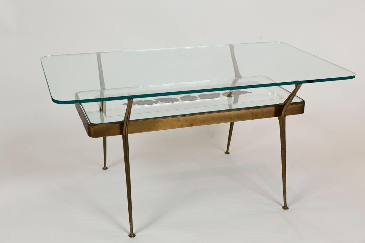 Mid-20th Century Italian Mid Century Low Table By Lacca