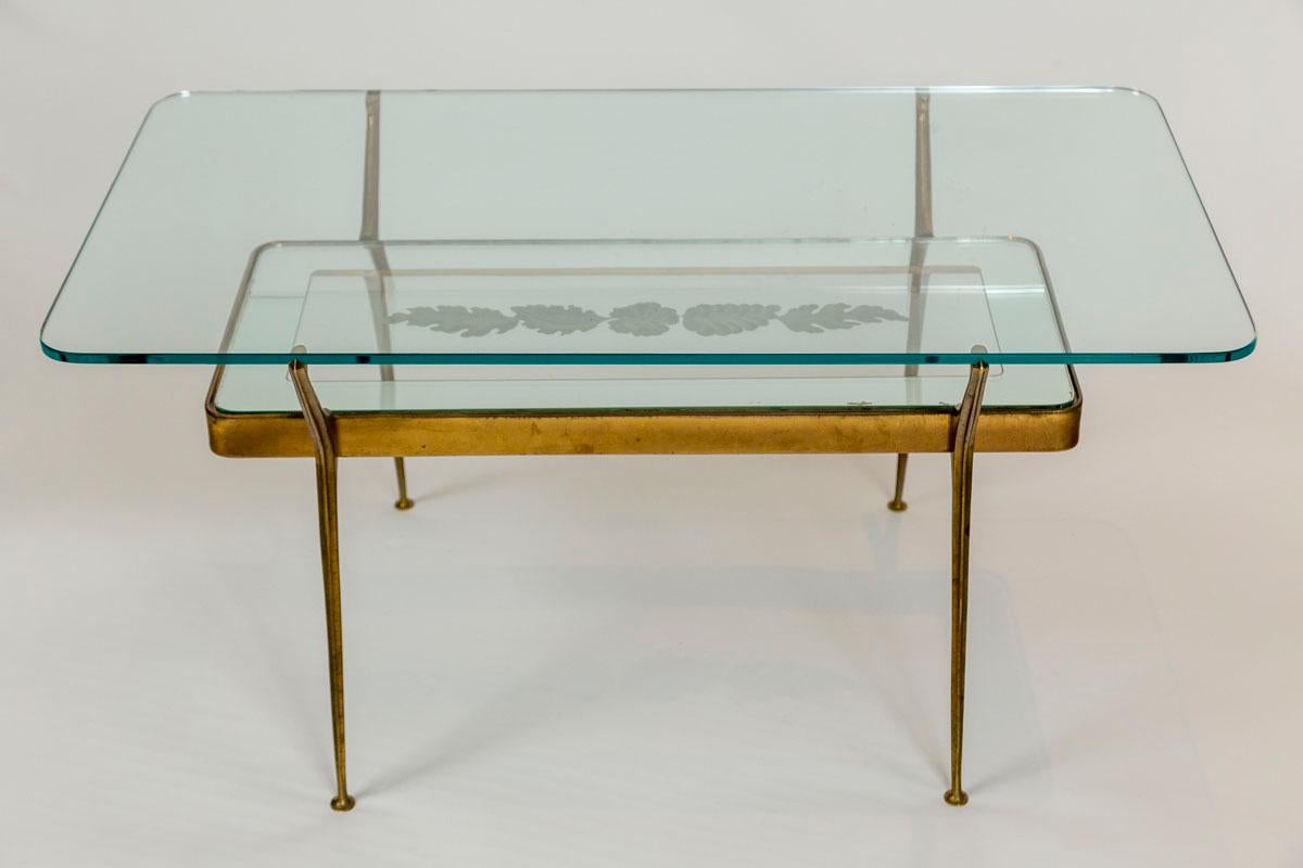 Italian Mid Century Low Table By Lacca 3