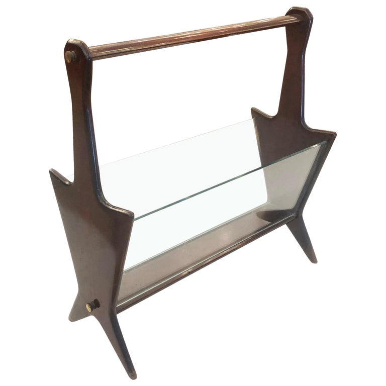 Italian Midcentury Magazine Stand For Sale at 1stDibs