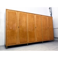 Italian Mid-Century Maple Wardrobe by Vittorio & Plinio Dassi, 1950s