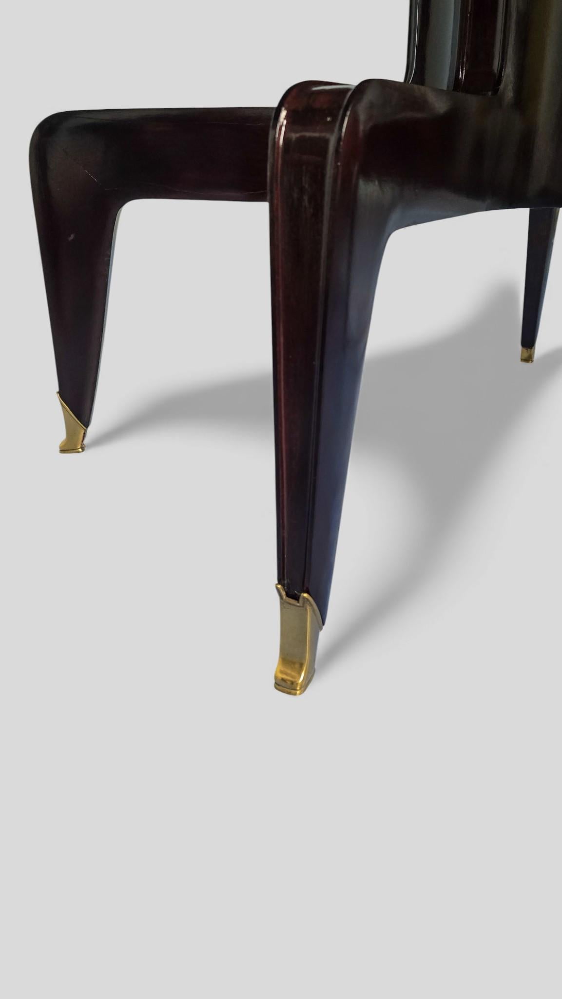 Italian Mid-Century Marble Dining Table attributed to Melchiorre Bega For Sale 13