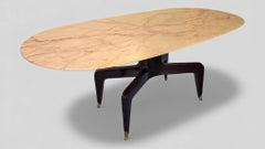 Italian Mid-Century Marble Dining Table attributed to Melchiorre Bega
