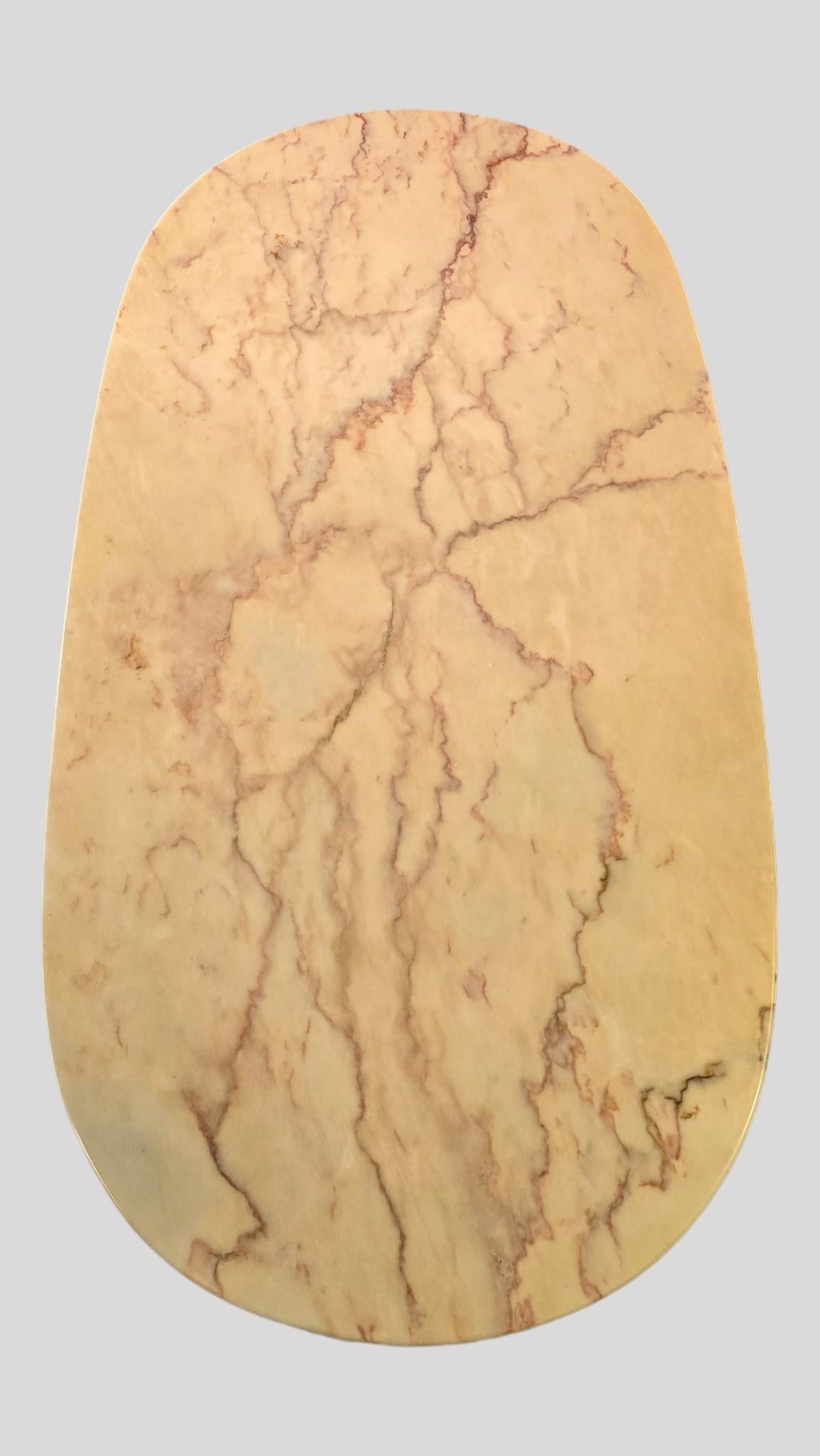 Mid-20th Century Italian Mid-Century Marble Dining Table attributed to Melchiorre Bega For Sale