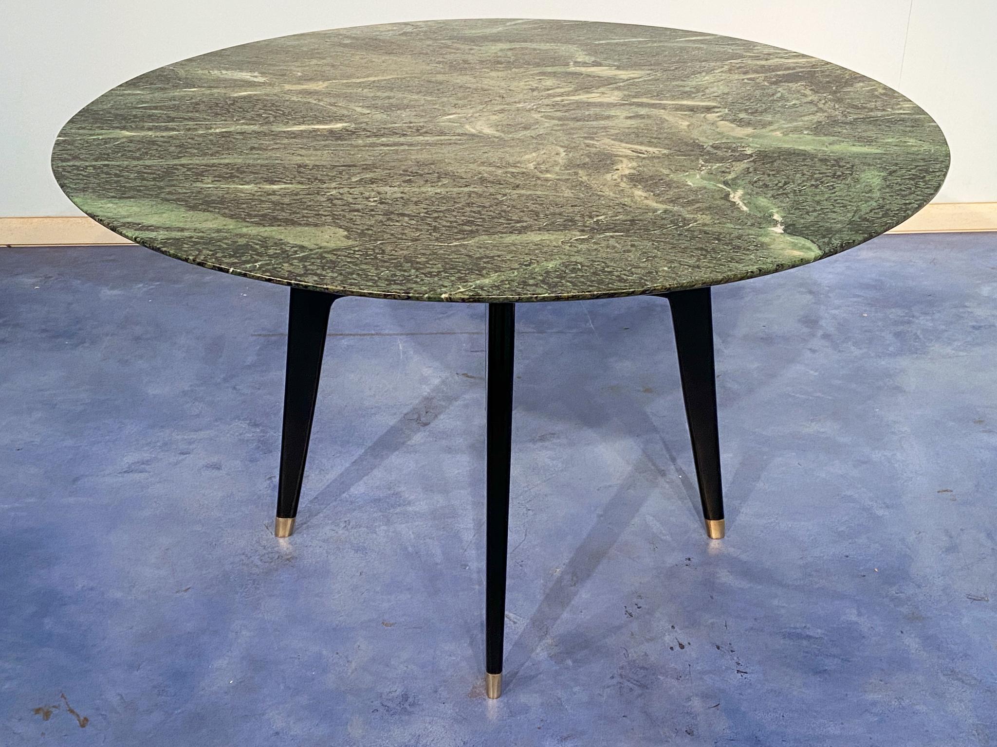 Italian Mid-Century  Marble Round Support or Center Table, by  Dassi 1950s For Sale 4