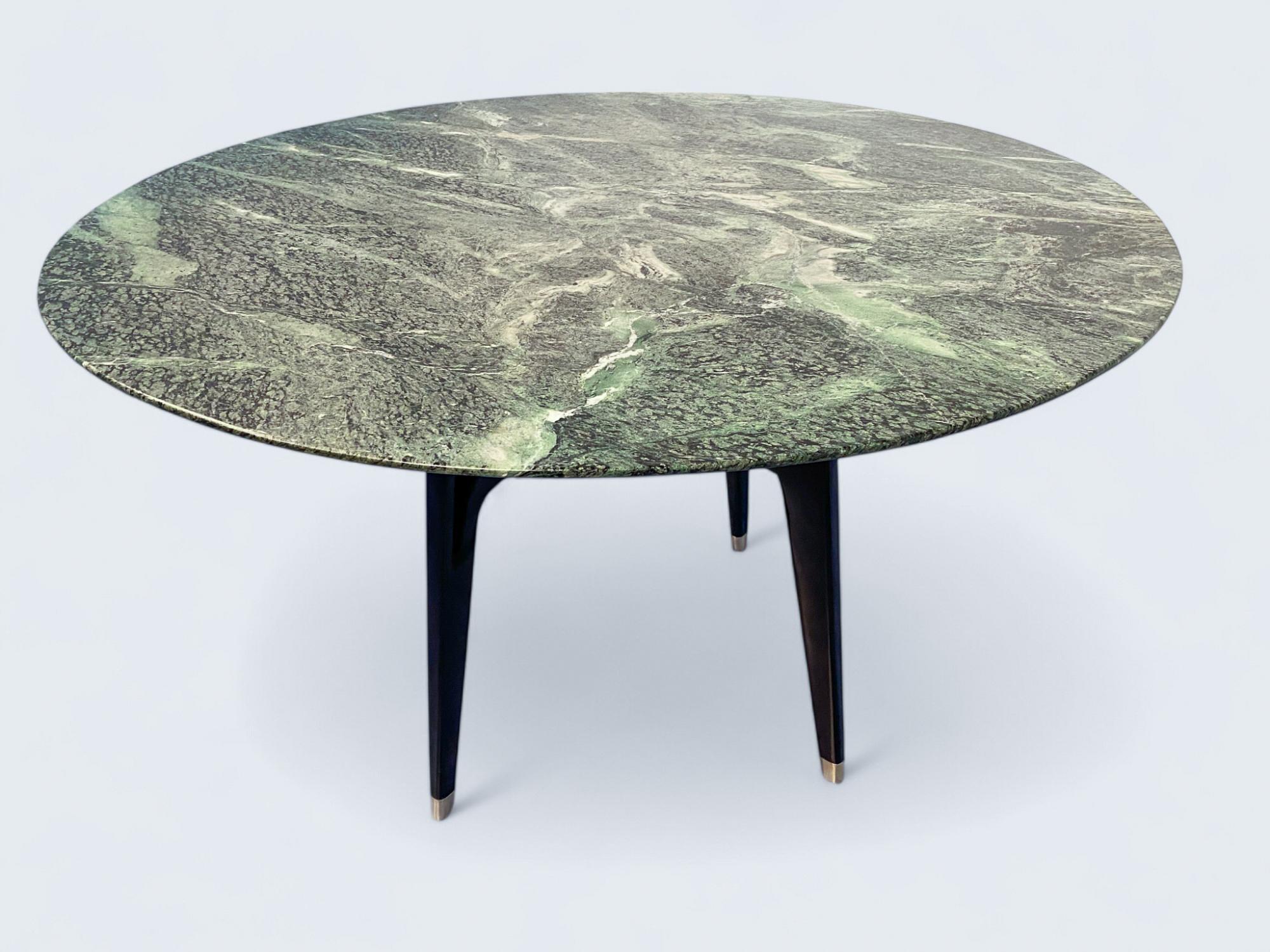 Italian Mid-Century  Marble Round Support or Center Table, by  Dassi 1950s For Sale 9
