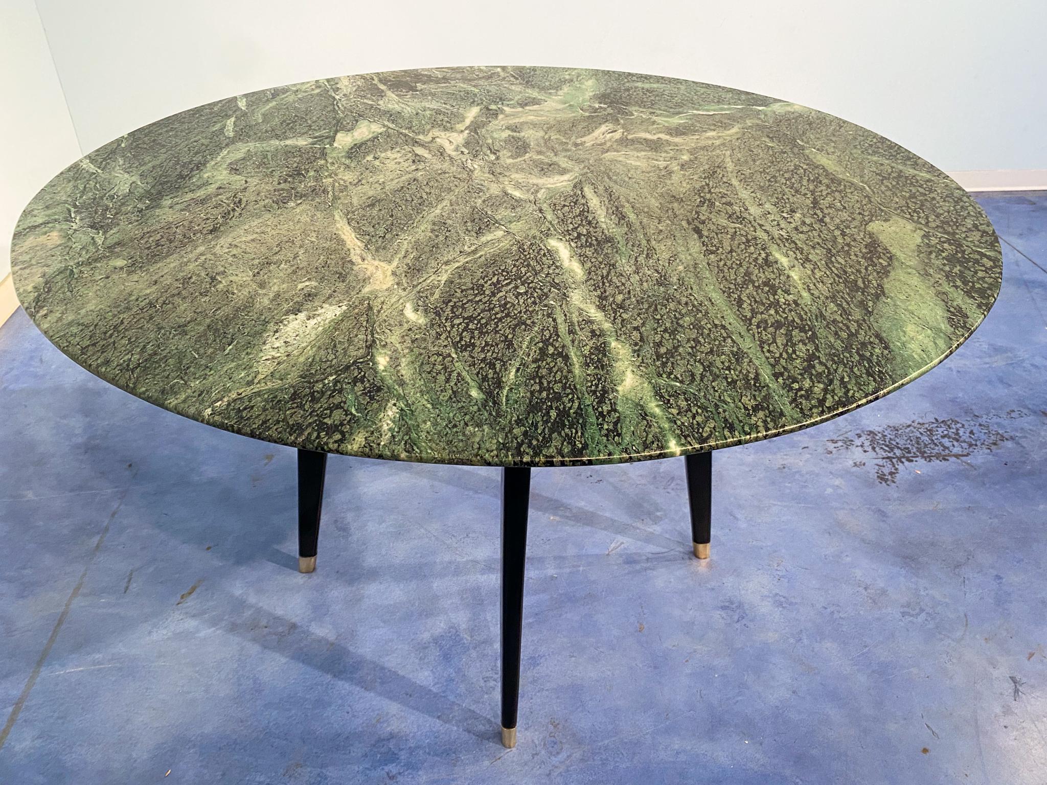 Italian Mid-Century  Marble Round Support or Center Table, by  Dassi 1950s For Sale 12