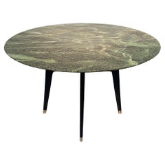 Italian Mid-Century  Marble Round Support or Center Table, by  Dassi 1950s
